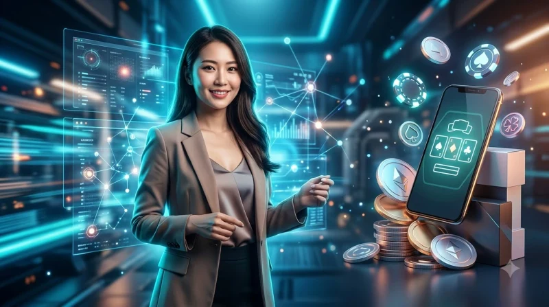 Minh họa cách chia ba lá bài cho mỗi người trong luật chơi Ba cây
