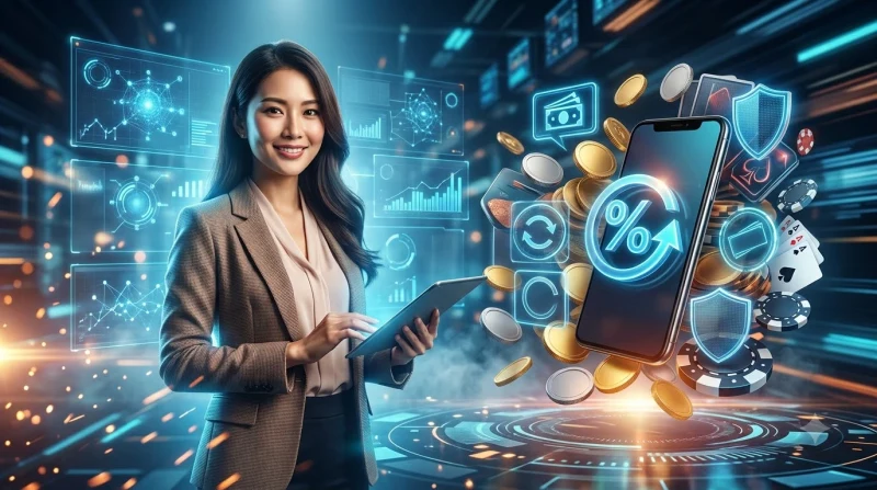 Minh họa lợi ích chính sách hoàn cược tự động cập nhật vào tài khoản người chơi