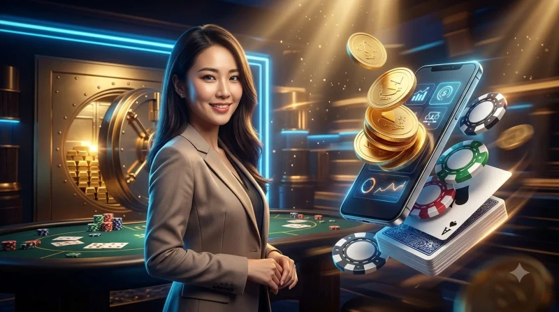 Người dùng tìm hiểu các chương trình khuyến mãi MB66 trên điện thoại