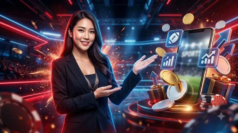 Người phân tích quan sát bảng tỷ lệ kèo châu Á phát sáng trước khi đặt cược