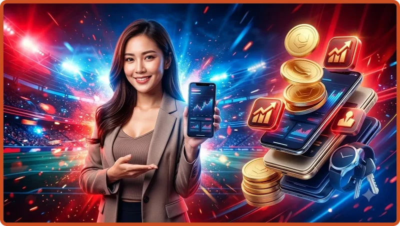 Người phân tích quan sát bảng tỷ lệ kèo châu Á phát sáng trước khi đặt cược
