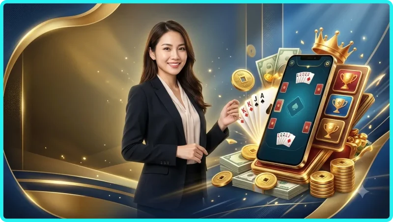 Tổng quan bàn chơi Mậu Binh với bộ bài 52 lá chia thành ba chi